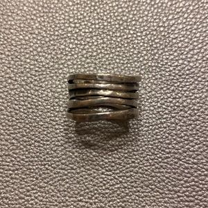 James Avery Hammered Stacked Ring